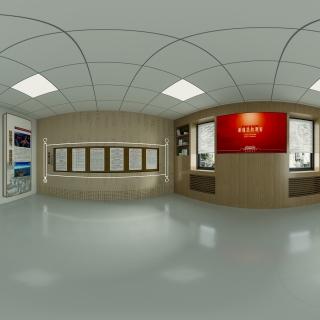 现代展厅全景