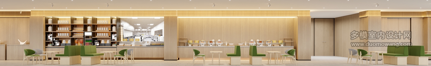 现代自助餐厅