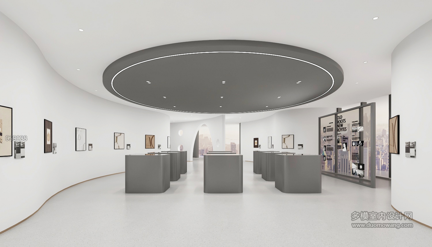 现代办公展示区