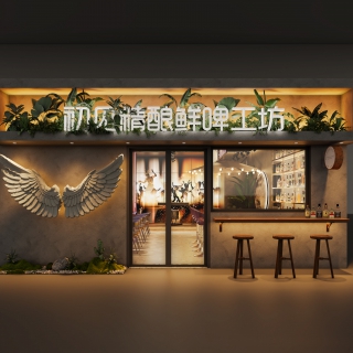 工业风门头