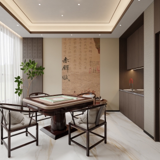 新中式棋牌室