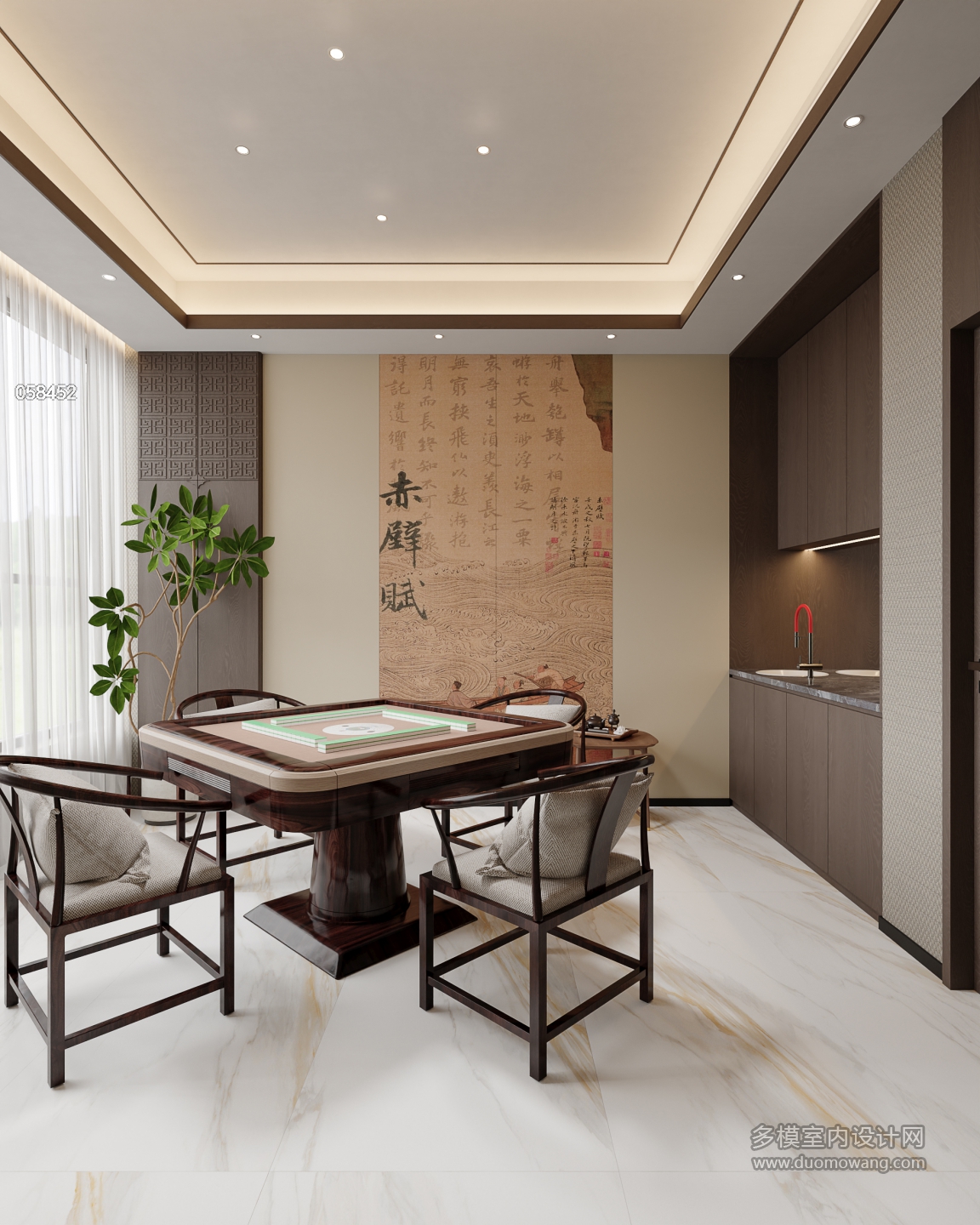 新中式棋牌室