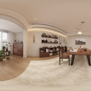 中古风三楼休闲区360