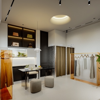 北欧极简MOOON服装店