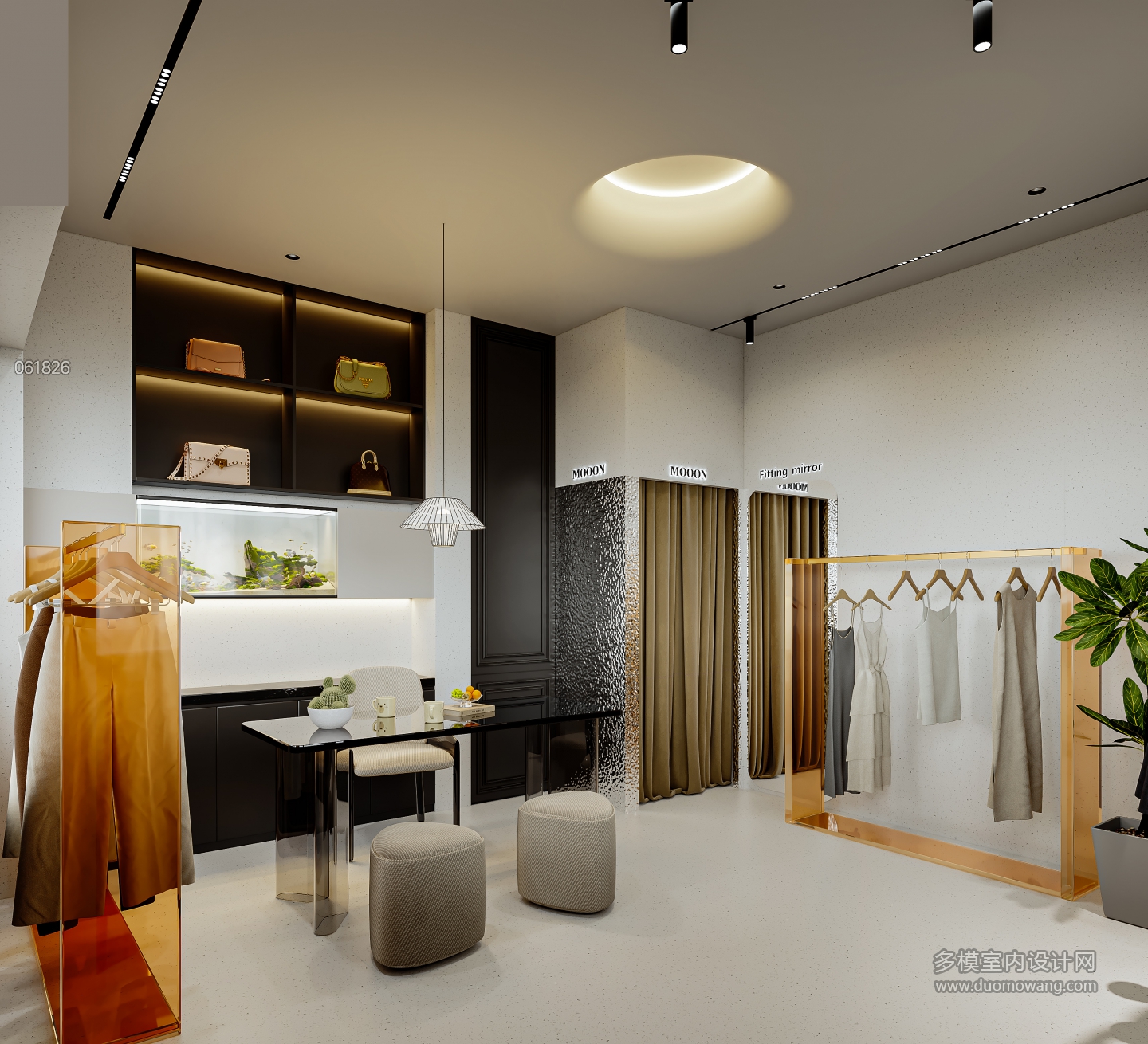 北欧极简MOOON服装店