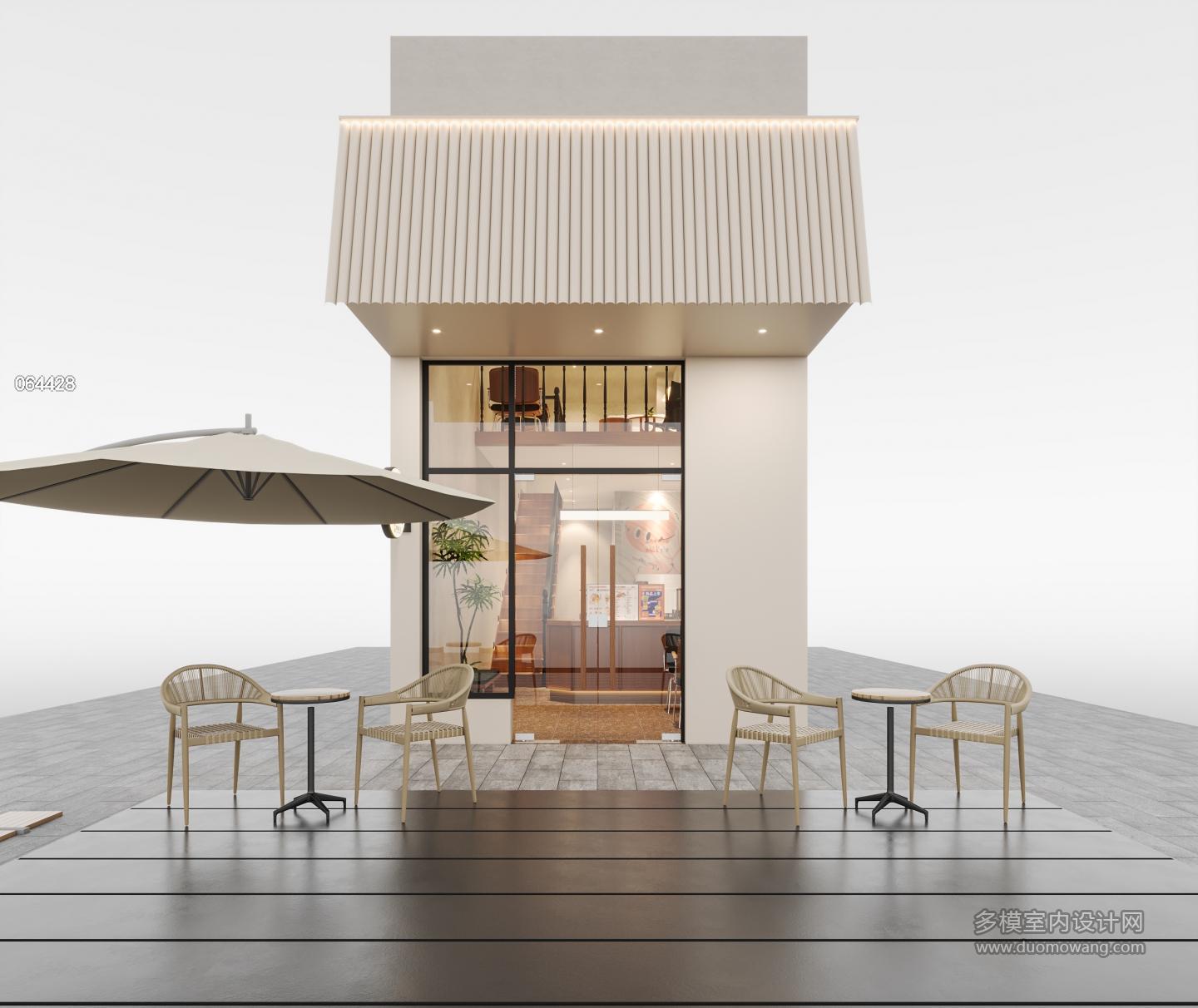 奶茶店门头