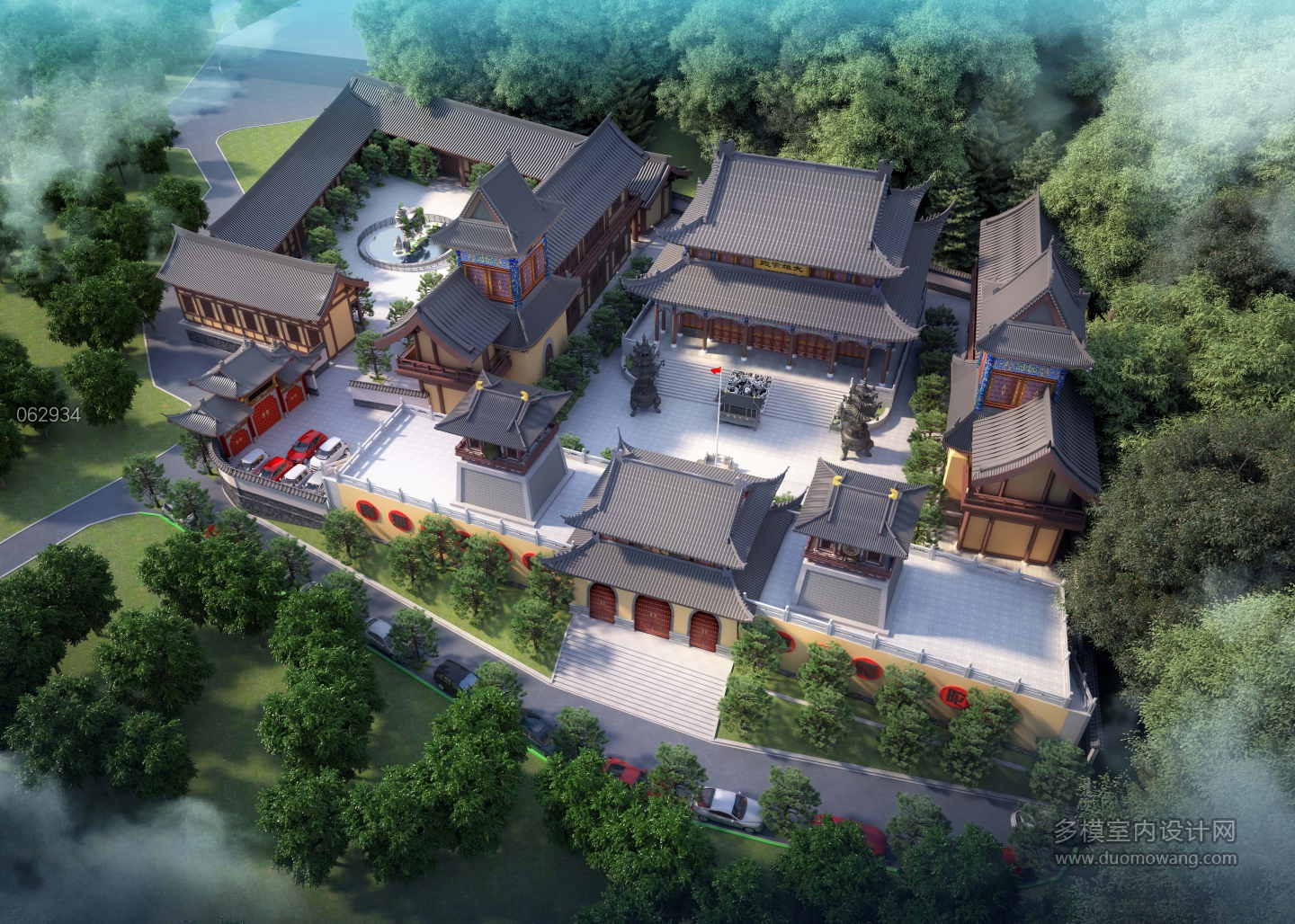 古建鸟瞰