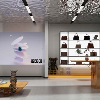 现代鞋店大厅静态a (1)