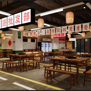 复古餐馆