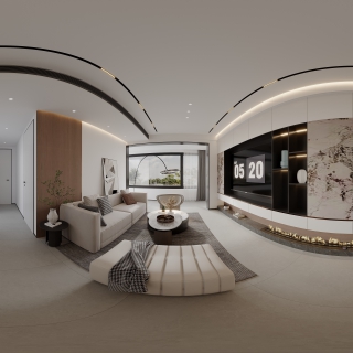 现代客厅98全景