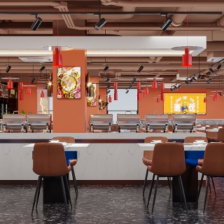 现代火锅店
