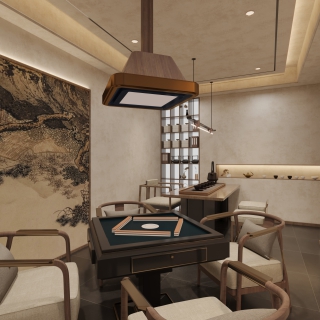 新中式麻将包厢