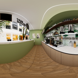 现代奶茶店