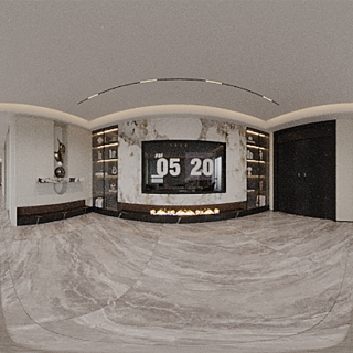 现代客厅360