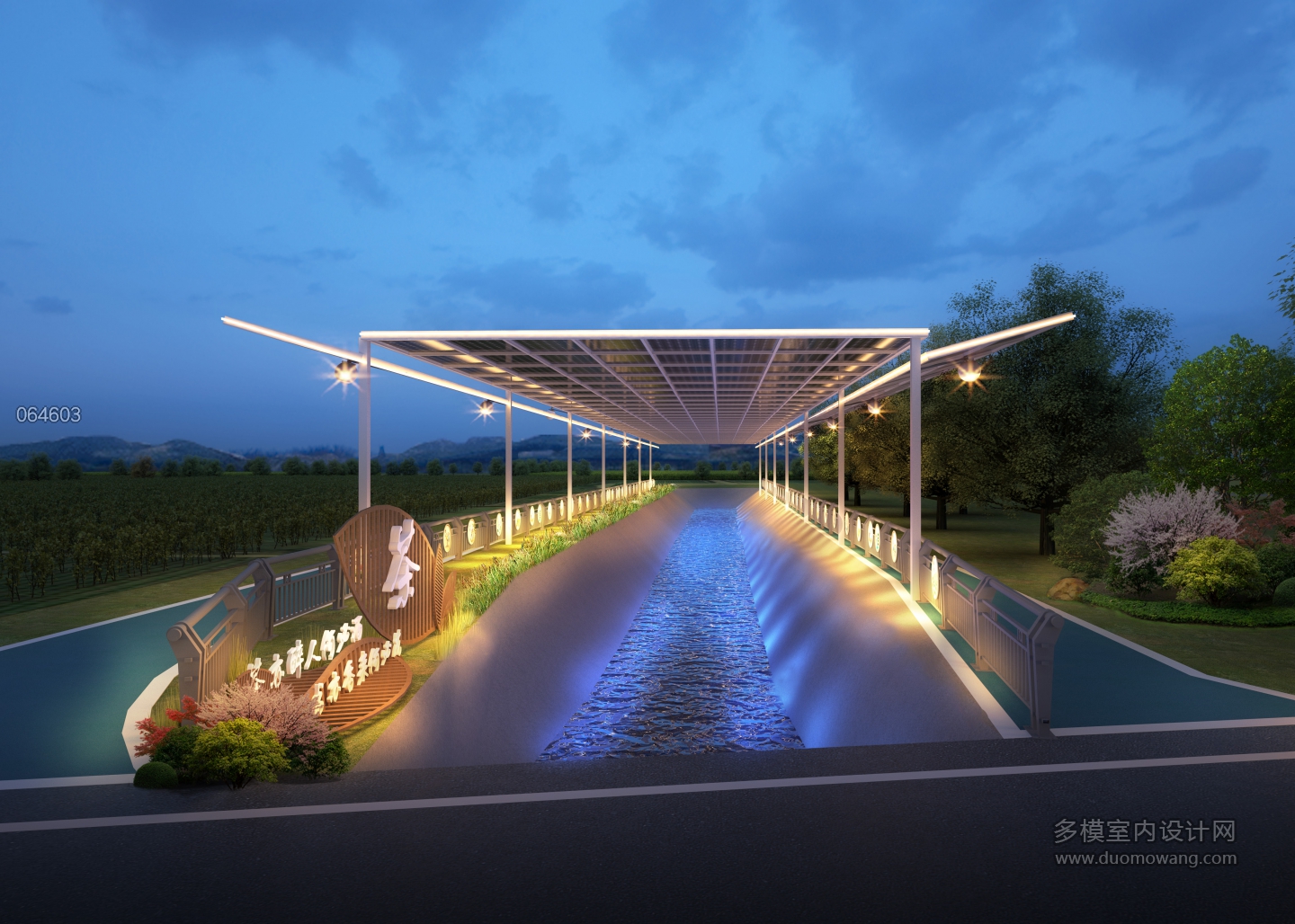 光伏透视夜景