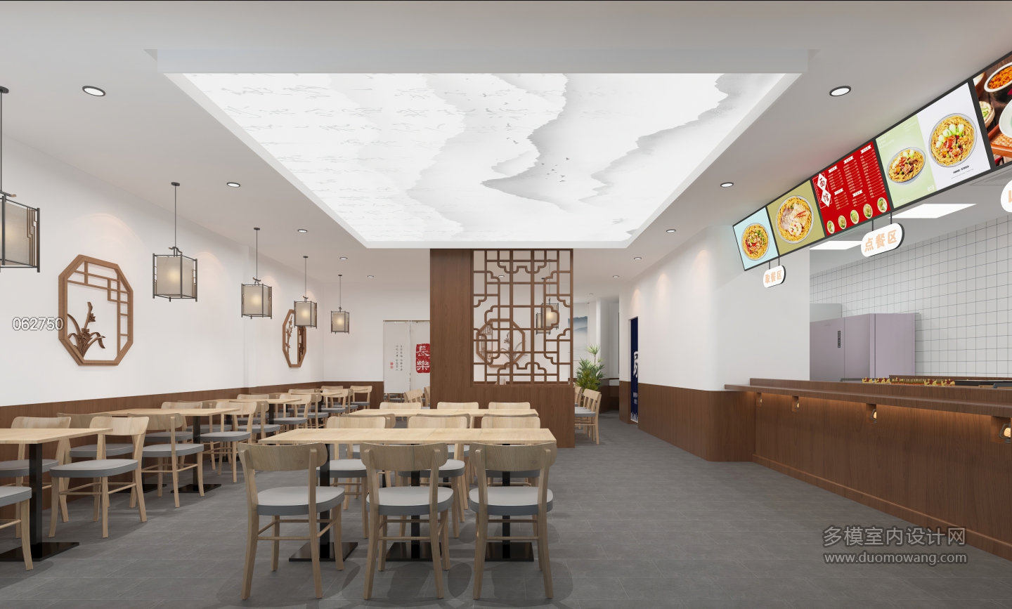 新中式饭店大厅-1