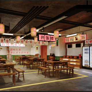 复古餐馆