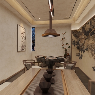 新中式麻将包厢1