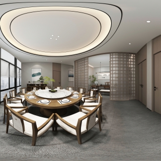 现代办公餐厅 (1)