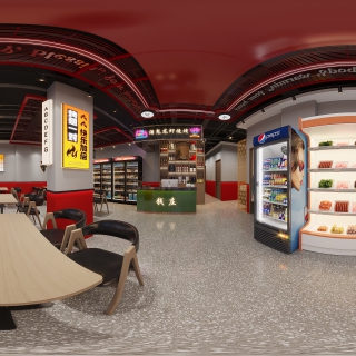 现代烧烤店360