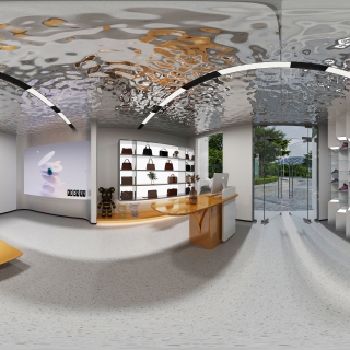 现代鞋店大厅 (1)