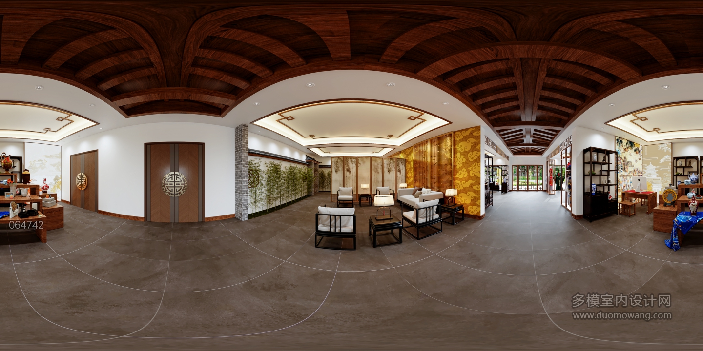 中式张居正故居汉文化展厅全景