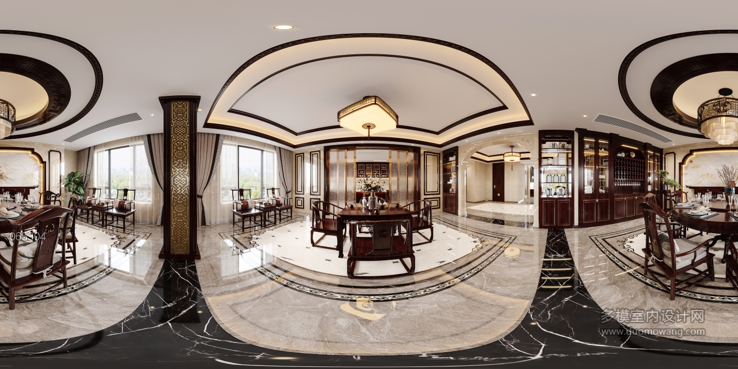 新中式餐厅360