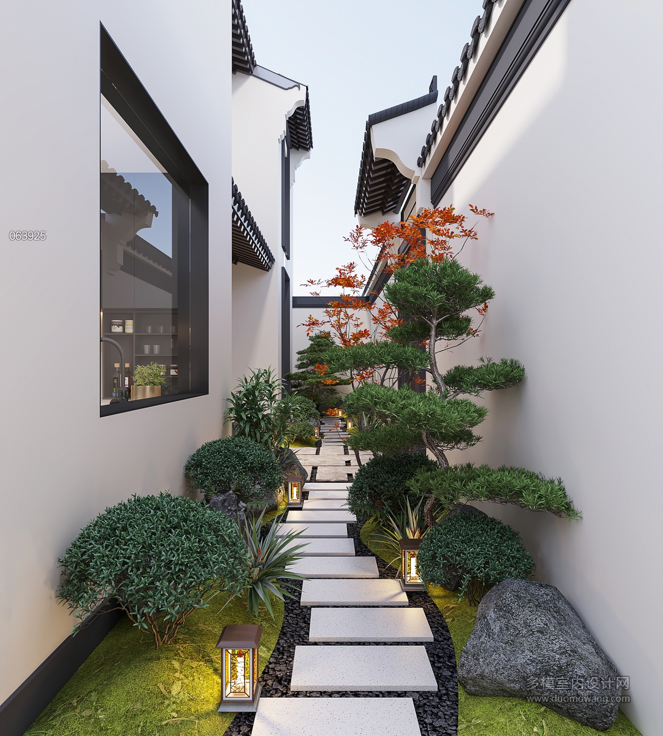 现代小庭院
