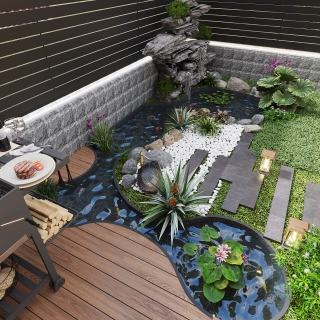 现代花园阳台1