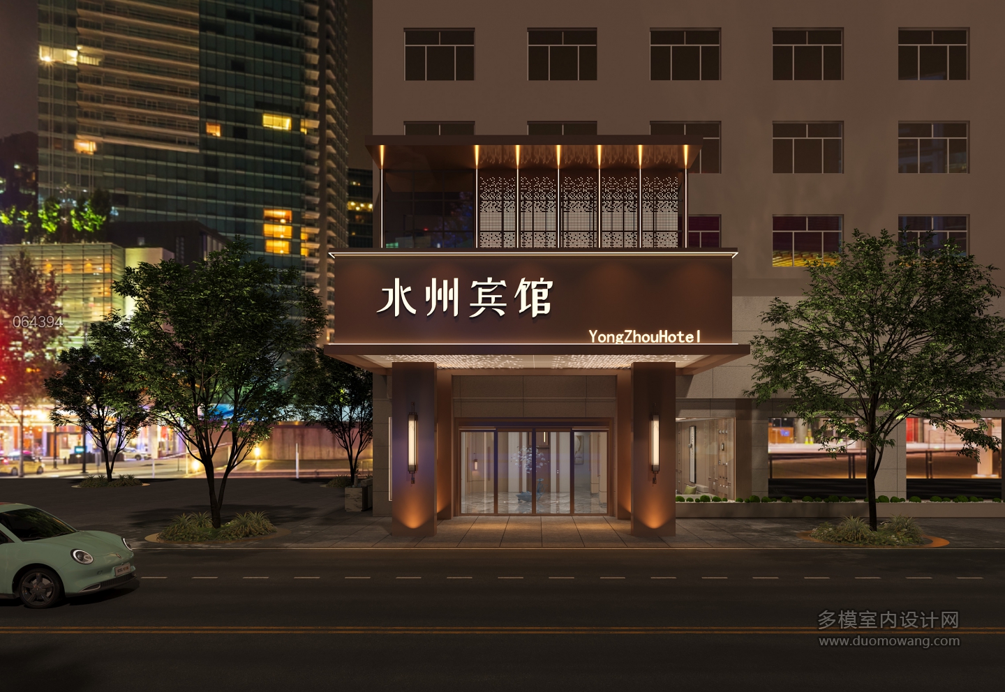 宾馆门头