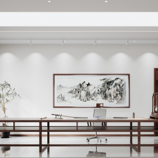 现代画室工作区