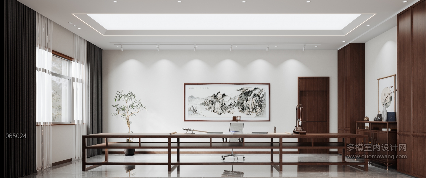 现代画室工作区