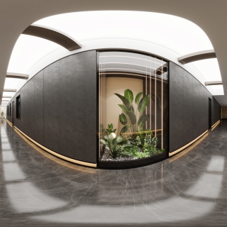 现代走廊1全景