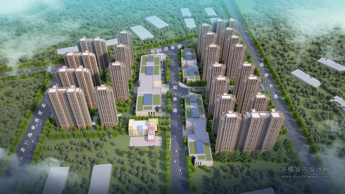 建筑大鸟瞰