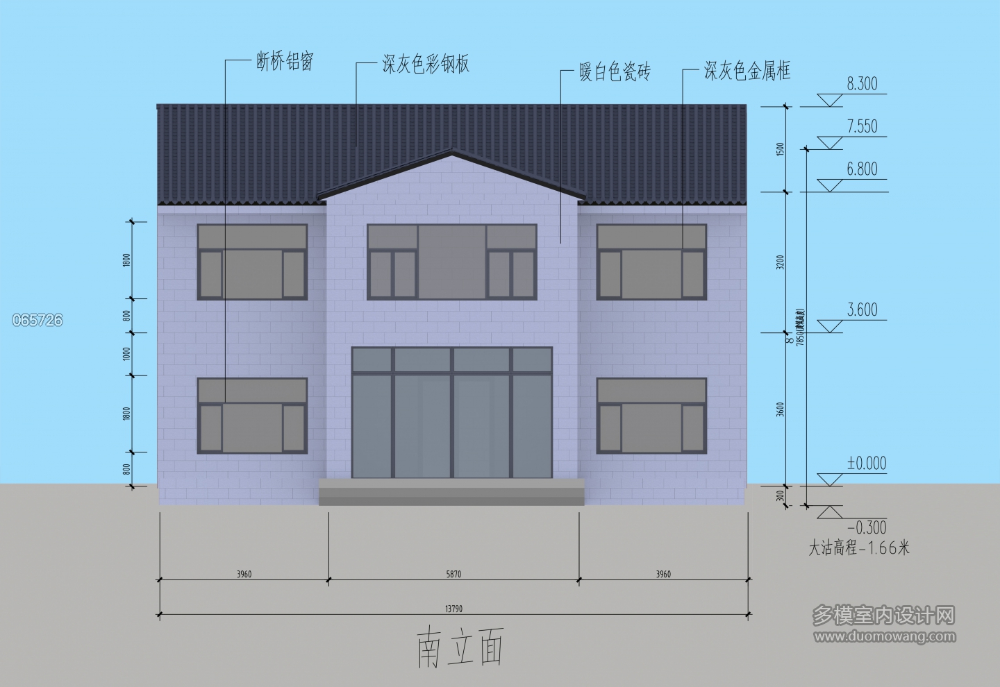 冯淑芹自建房正立面