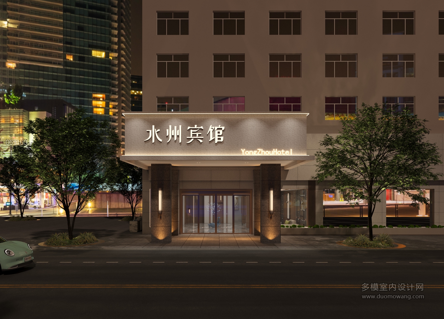 宾馆门头