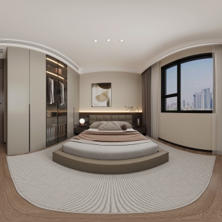 现代一楼长辈房全景
