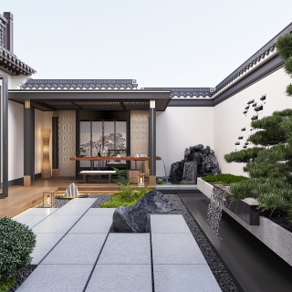 现代大庭院
