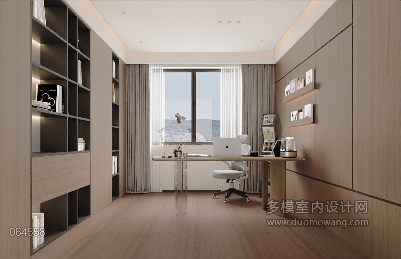 现代意式书房