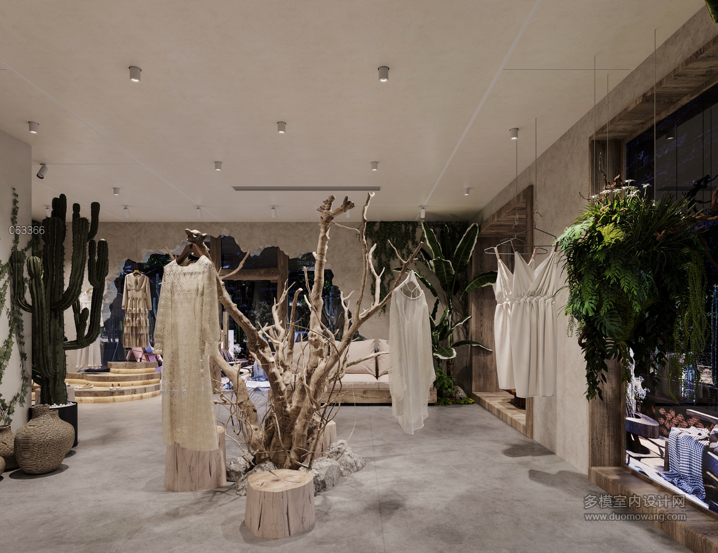 现代服装店