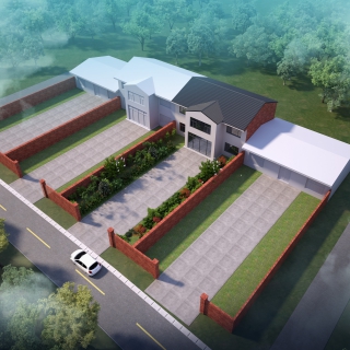 冯淑芹自建房鸟瞰