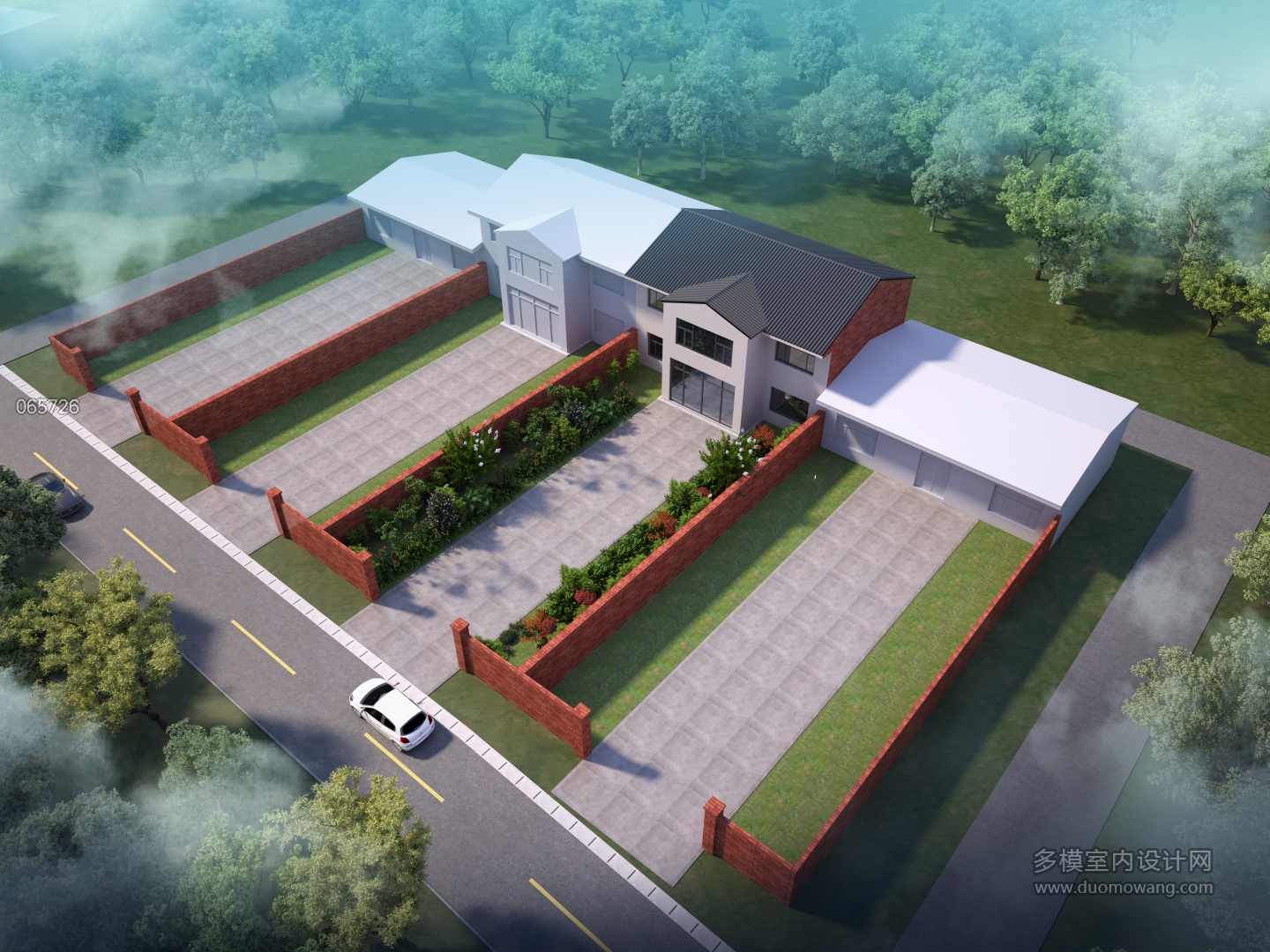 冯淑芹自建房鸟瞰