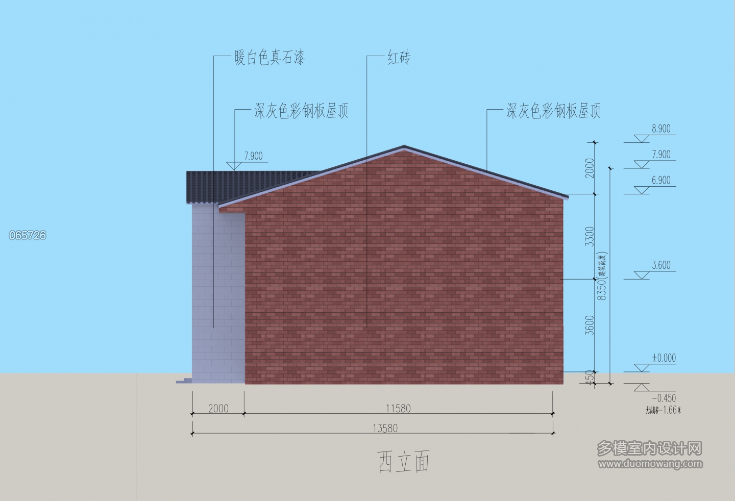 袁连喜自建房右立面