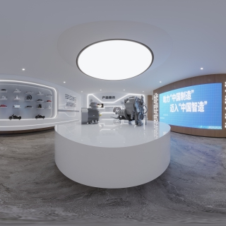 现代展厅全景