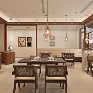 宅寂餐厅 大厅03