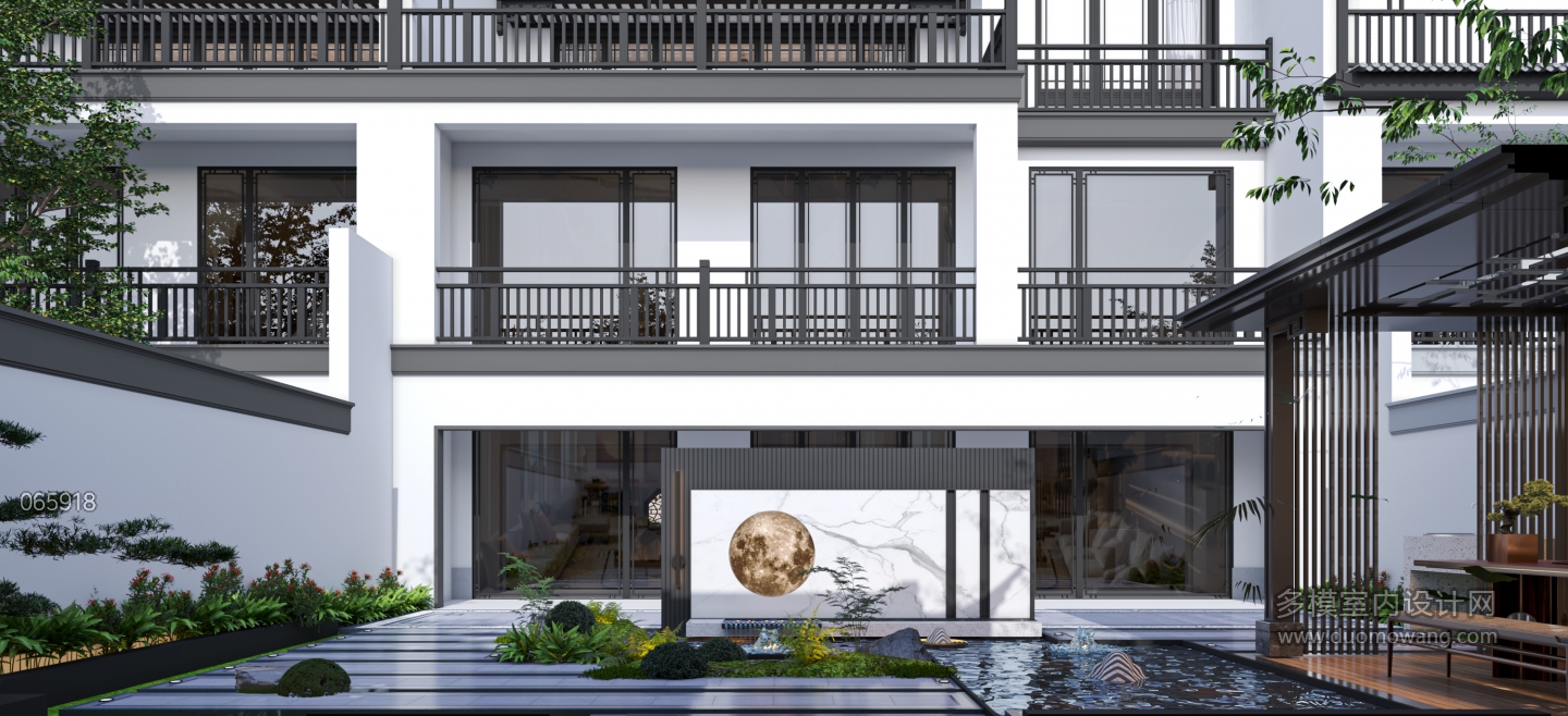新中式庭院