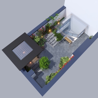 马工一层花园鸟瞰