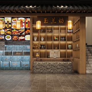 中餐厅大厅前台