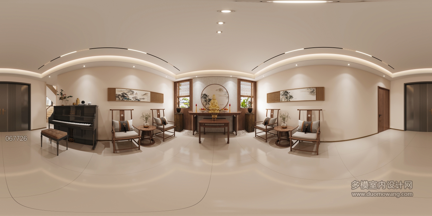 中古风中堂全景1