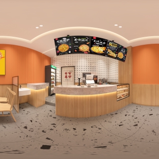现代披萨店